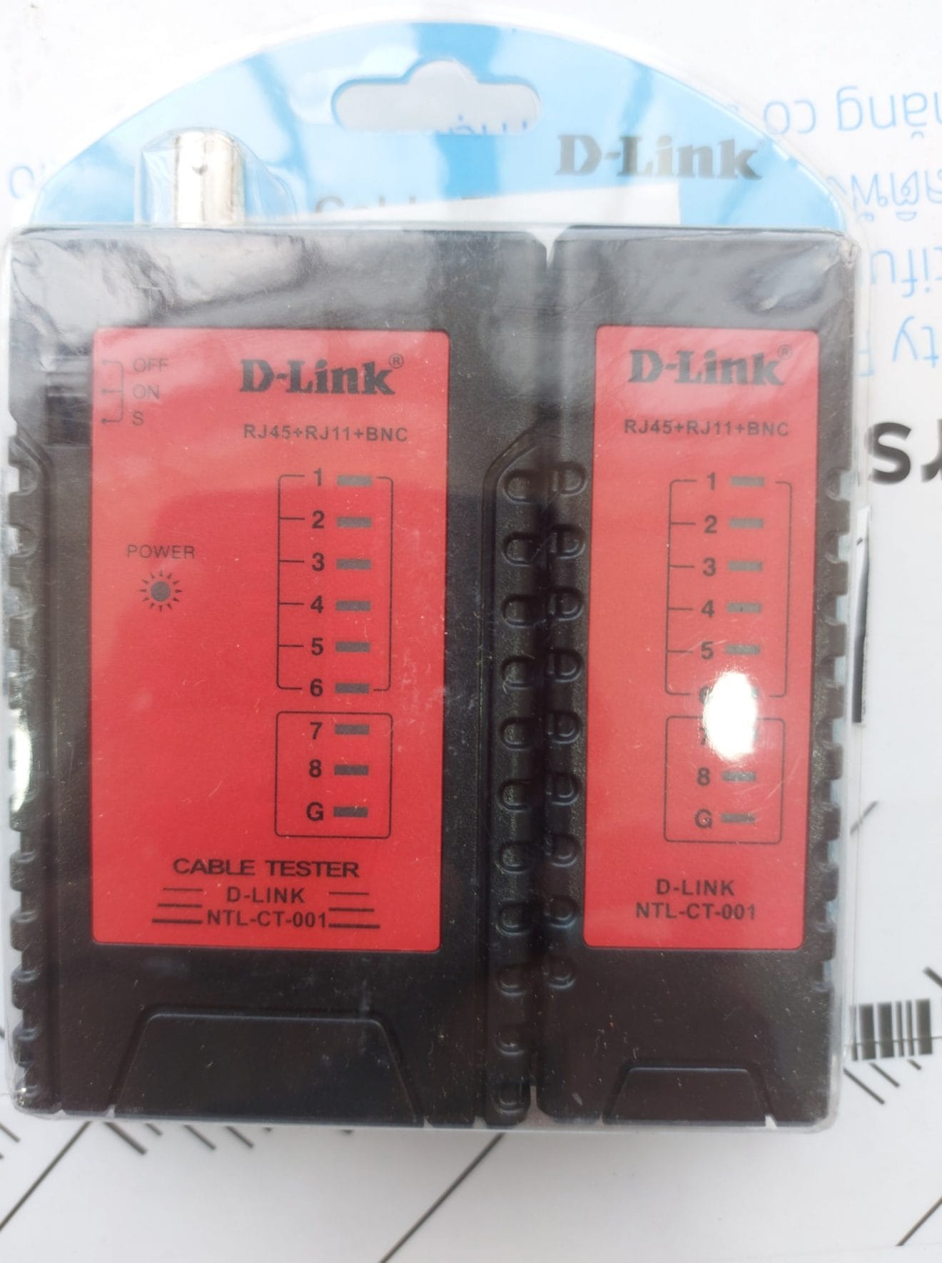 DLink Network Cable Tester NTLCT001 RJ45 RJ11 BNC