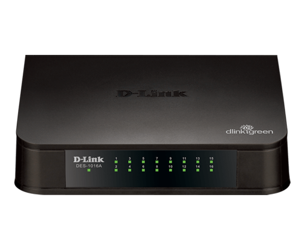 D-Link 16-port 10/100 Switch DES-1016A | 3Y Warranty