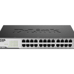 24 Port 100 Mbps Plug and Play Green D-Link DES 1024D Large Networking Switch - 3 Years Warranty