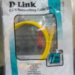 D-Link CAT6 1M Yellow Patch Cord UTP