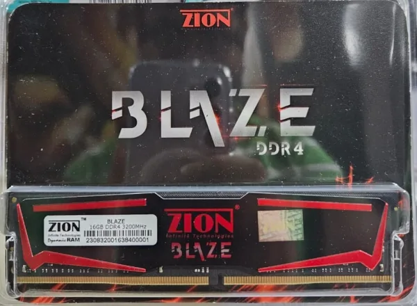 Zion 16GB Blaze DDR4 3200MHz