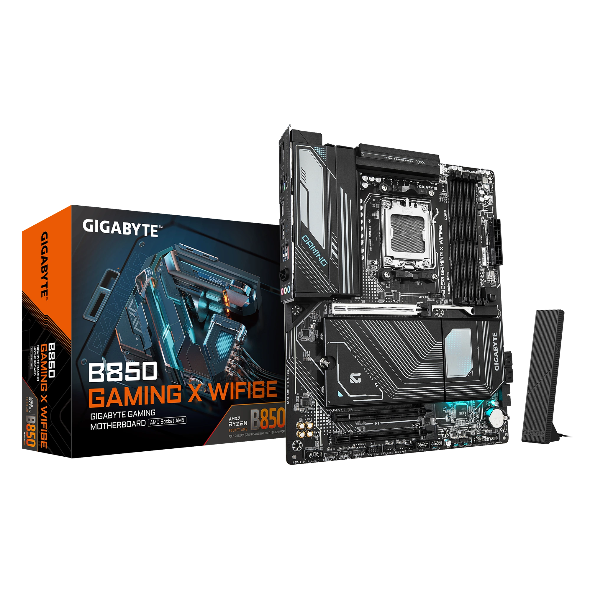 B850 GAMING X WIFI6E-01 Gigabyte B850 GAMING X WIFI6E AMD Motherboard Main