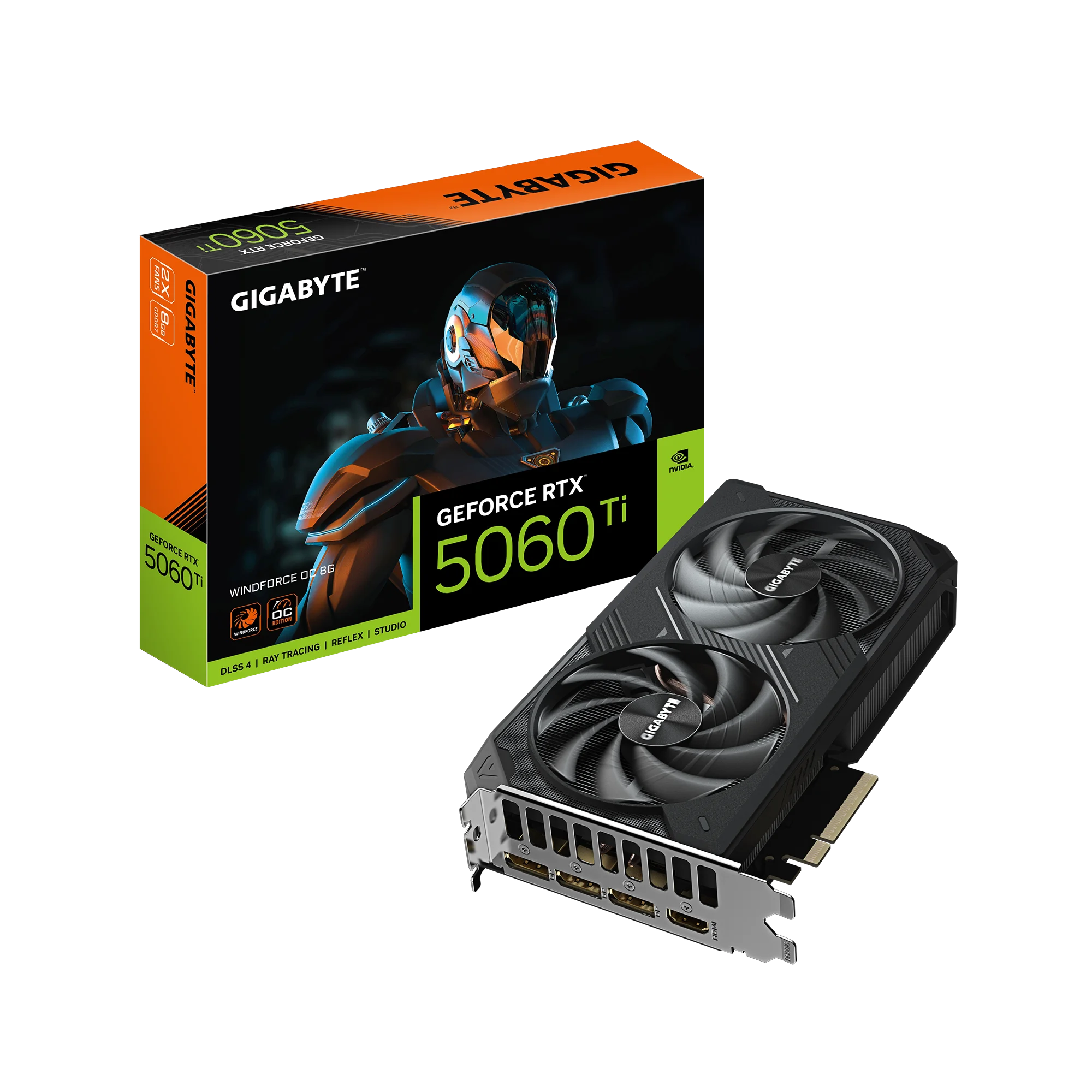 GeForce RTX™ 5060 Ti WINDFORCE OC 8G-01 Gigabyte RTX 5060Ti Windforce OC 8GB 1
