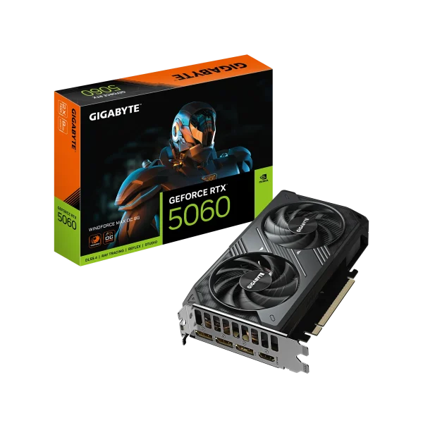 Gigabyte RTX 5060 WINDFORCE MAX OC 8GB Graphics Card 1