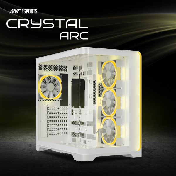 Ant-Esports Crystal ARC White Cabinet 1
