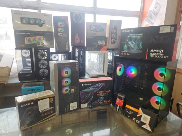 Gaming Setup4 - 9800X3D/X870AORUS/9070XT 16GB/1TB G5/16GB/360MM/C500