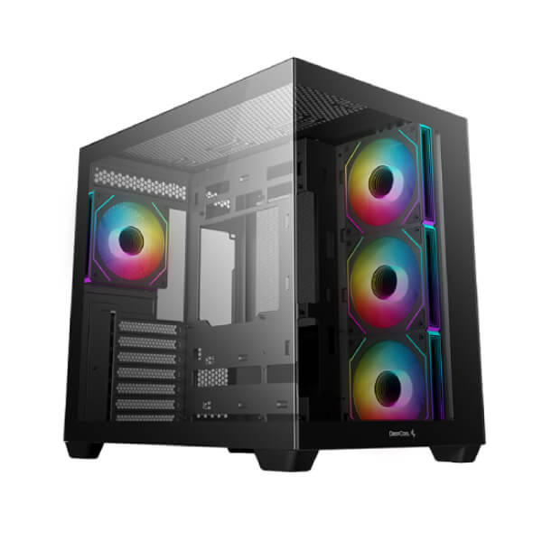 r-cg530-bkada4-g-1-image-main (1) Deepcool CG530 Black Cabinet 4FAN | Extra Sale - Image 1