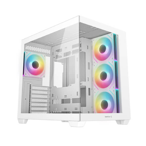 r-cg530-whada4-g-1-image-main (1) Deepcool CG530 White Cabinet 4FAN | Extra Sale - Image 1