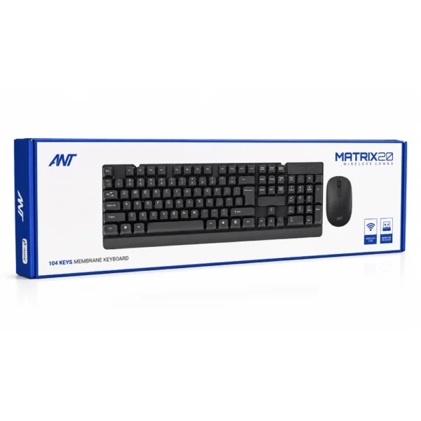 Ant Esports Matrix 20 Wireless Keyboard Mouse Combo