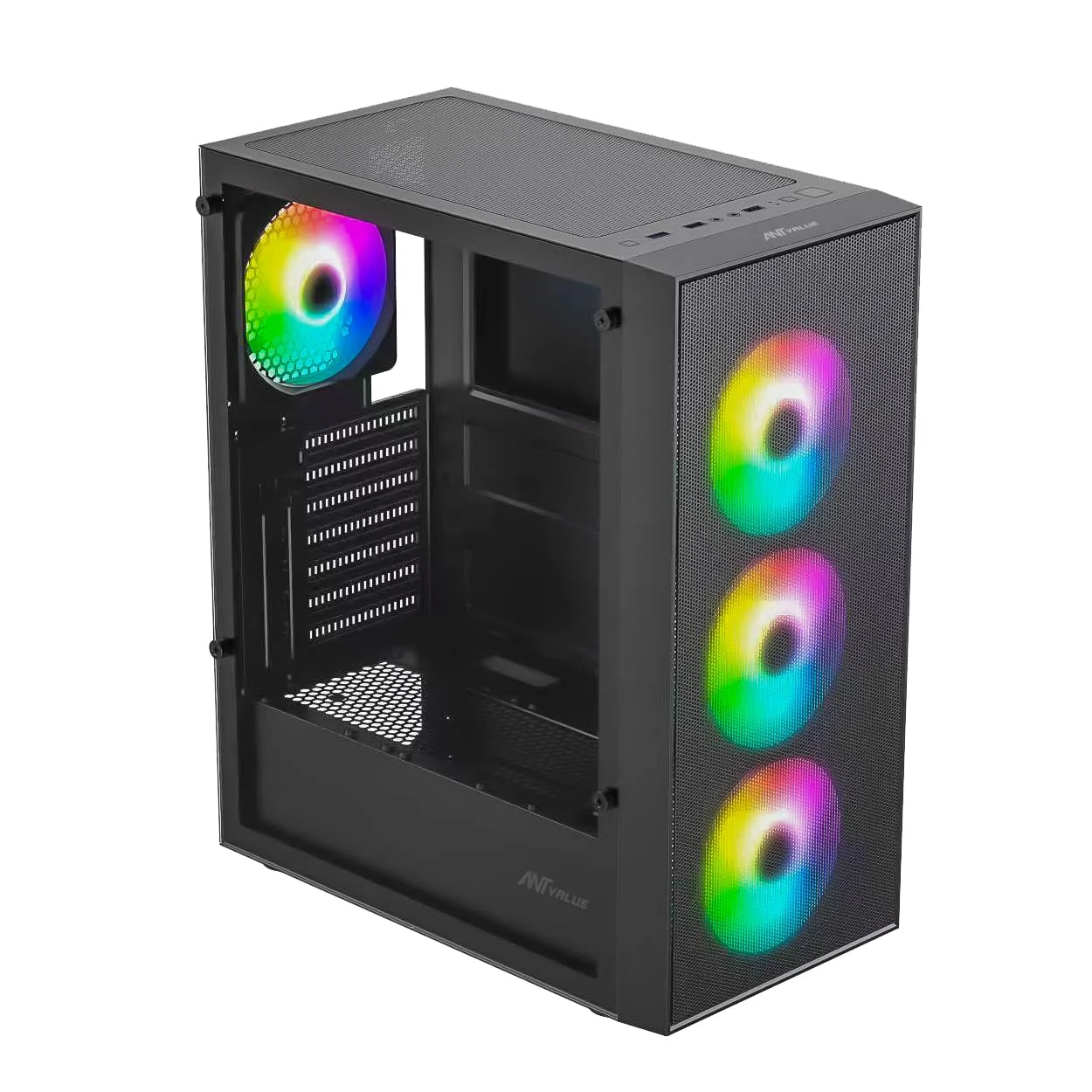 61rPo40vbwL._SL1250_ Ant Value VM40 ARGB ATX Gaming Cabinet 1