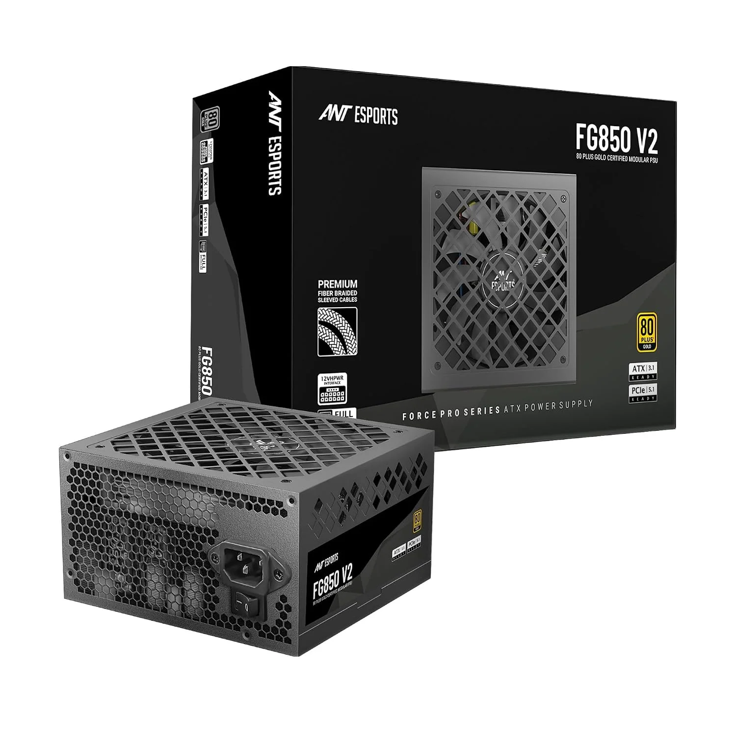 71KFArFtBvL._SL1500_ Ant Esports FG850 V2 850W Power Supply Unit 1