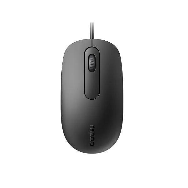RAPOO47-black Rapoo N200 Wired Mouse 1