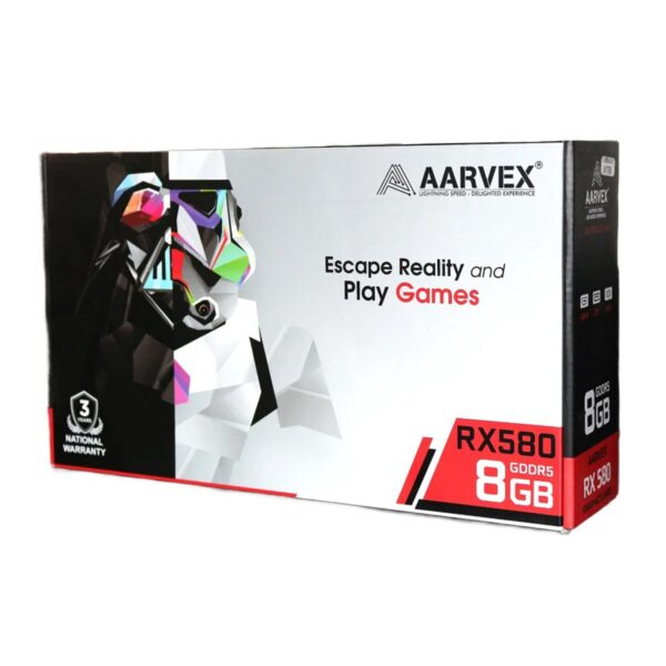 Aarvex RX580 8GB Graphics Card2