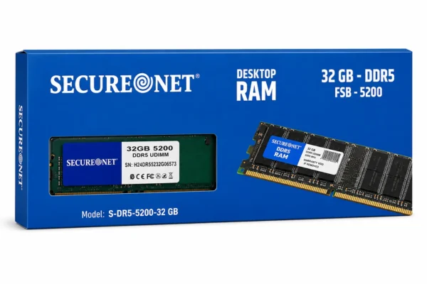 Securenet 32GB DDR5 DESKTOP RAM 5200MHz